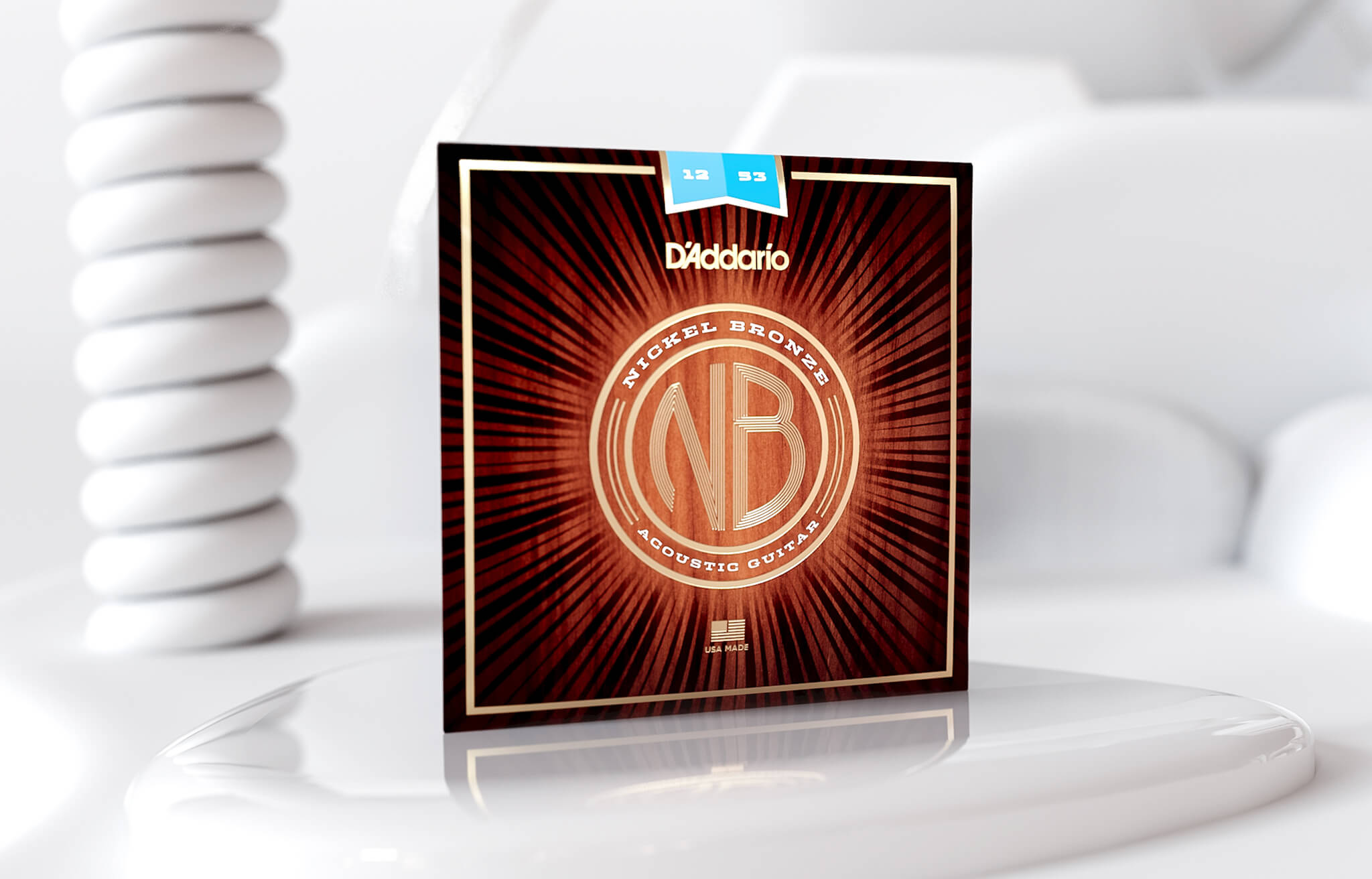 Nickel Bronze Acoustic Guitar Strings D'Addario