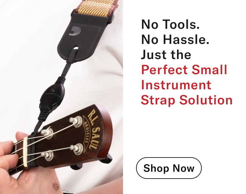 The perfect small instrument strap solution