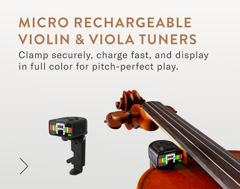 Micro Rechargeable Violin & Viola Tuners