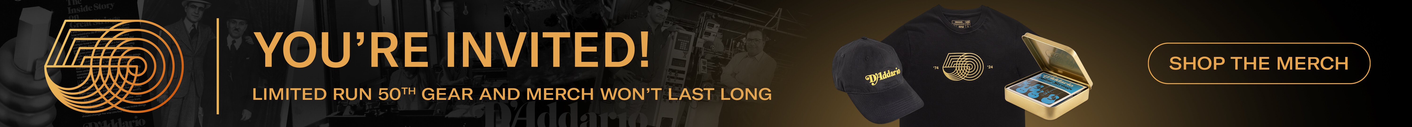 50th Anniversary Merchandise