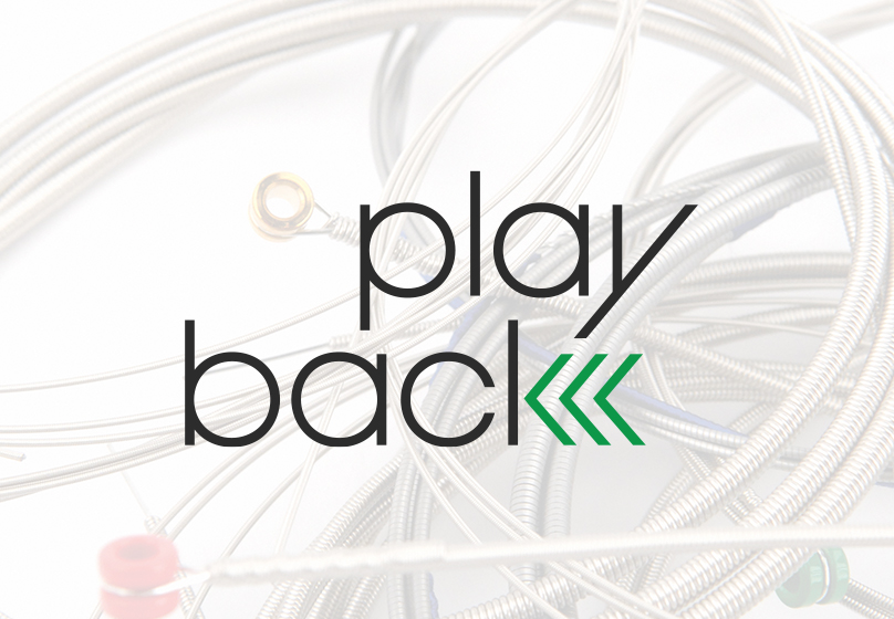 PlayBack string recycling logo