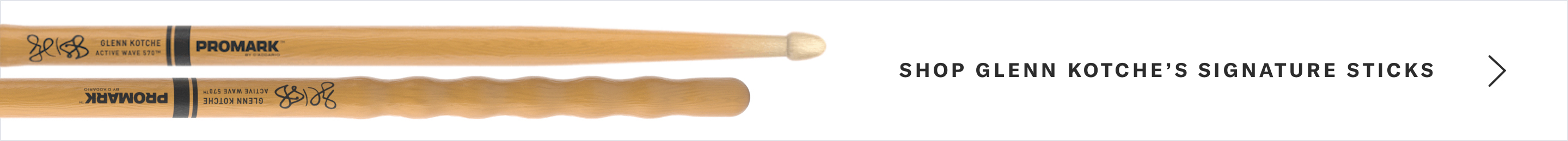 Glenn Kotche Sticks Desktop Banner