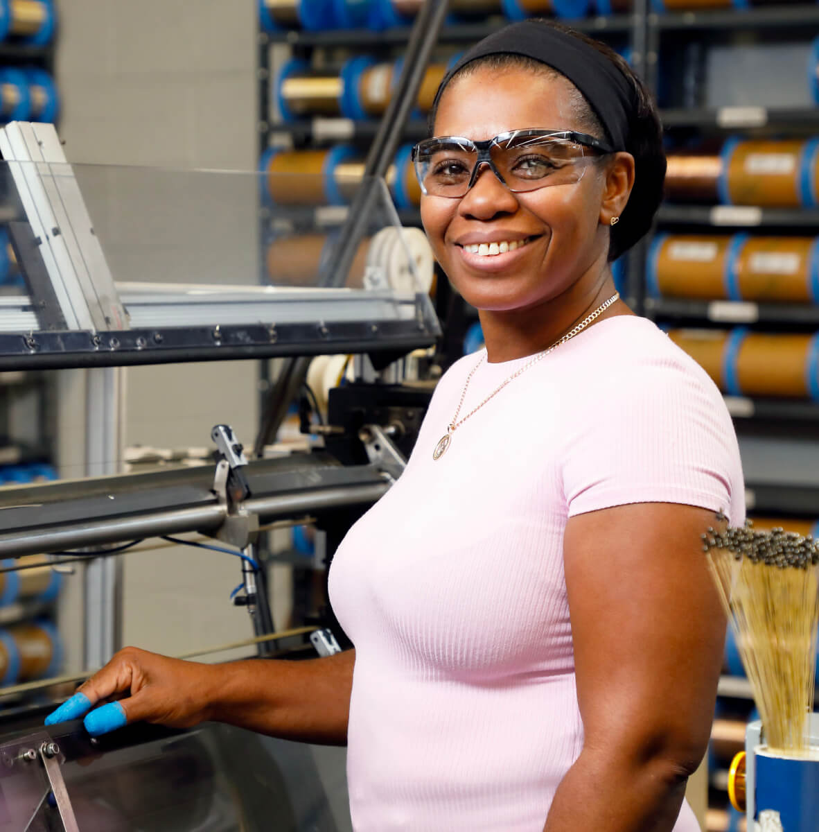 D'Addario employee smiling