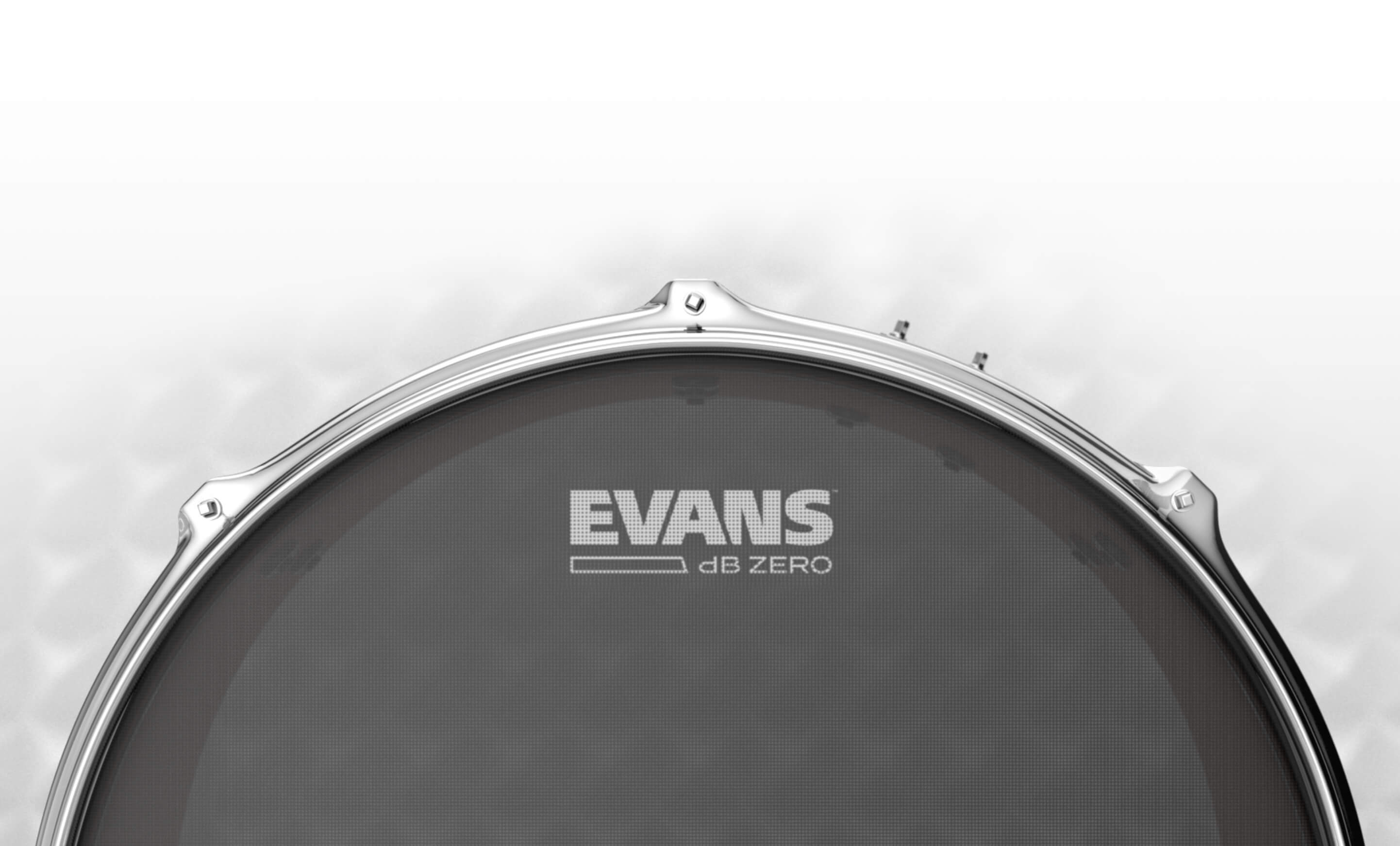 close-up of Evans dB Zero head