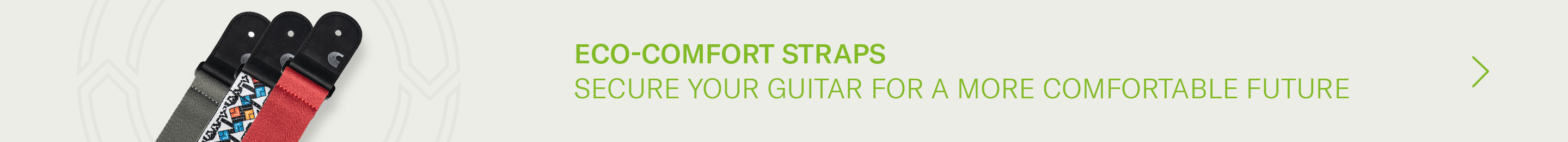 Eco-Comfort Straps banner