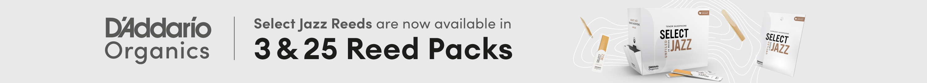 3 & 25-pack organic reeds