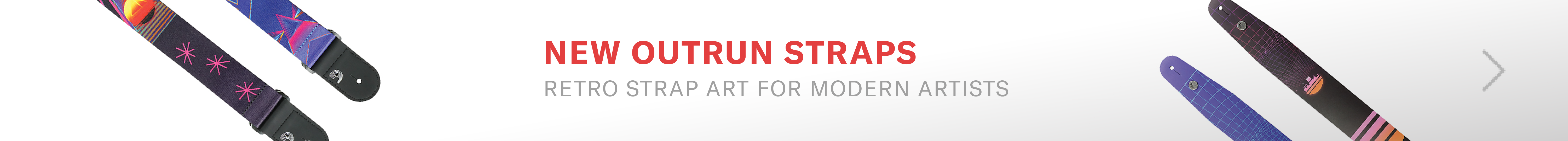 Outrun Retro Guitar Straps