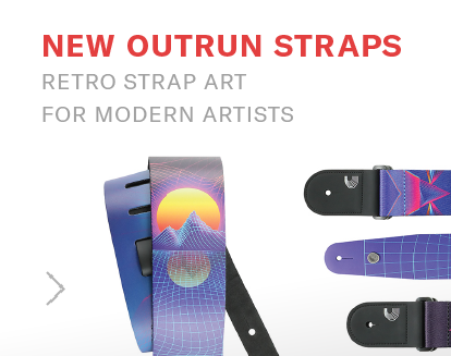 Outrun Retro Guitar Straps