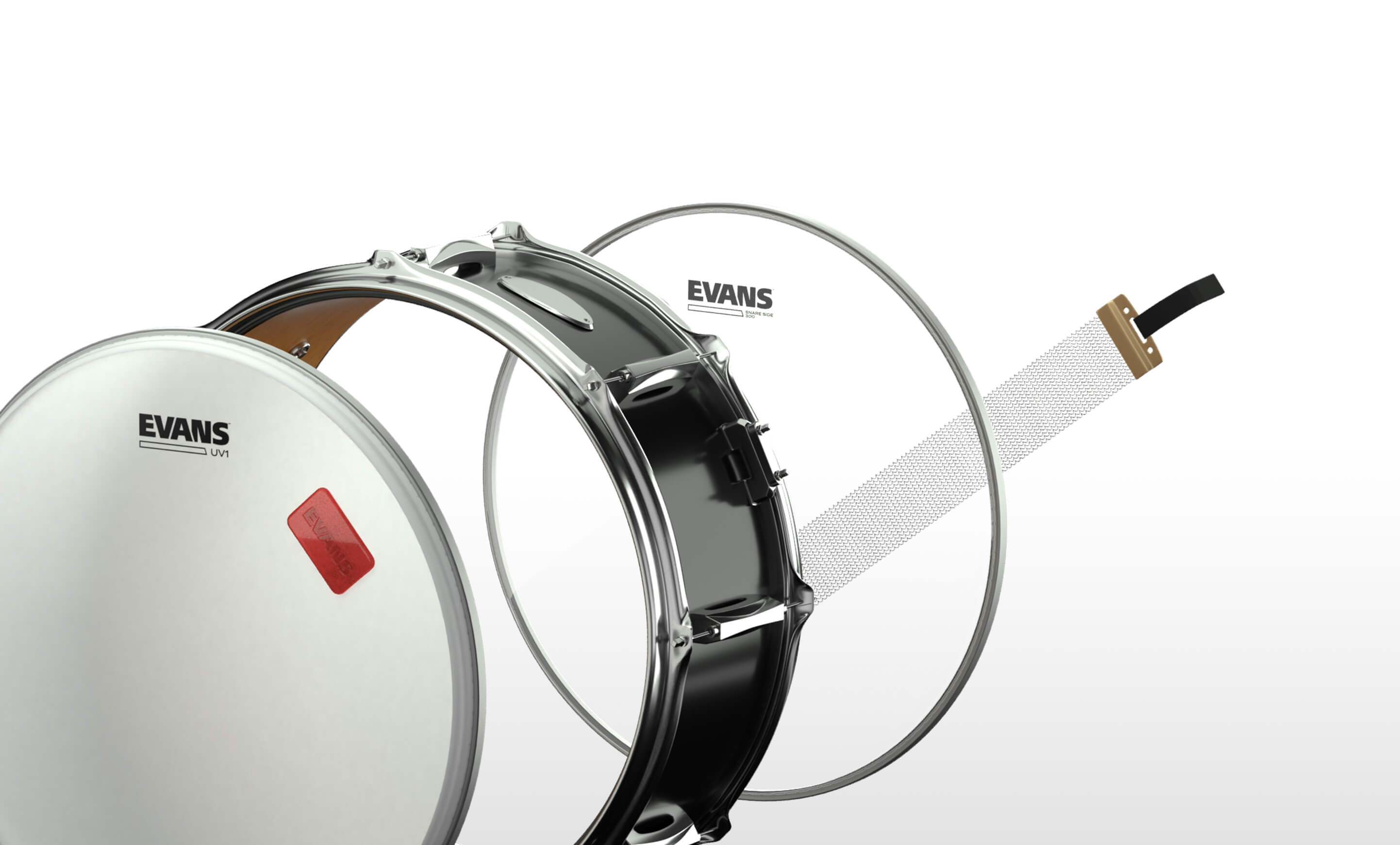 Evans UV1 snare kit