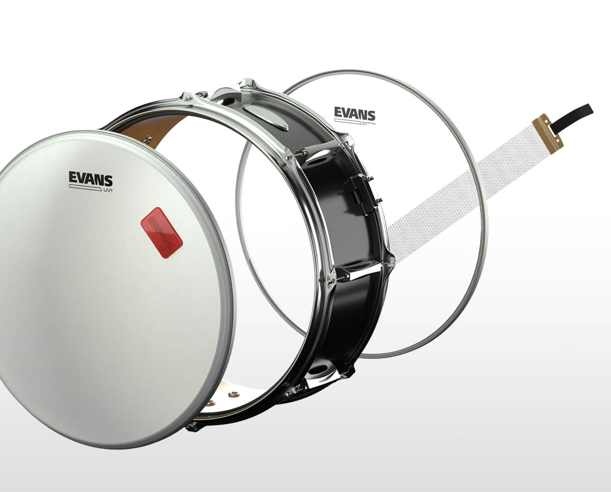 Evans UV1 snare kit