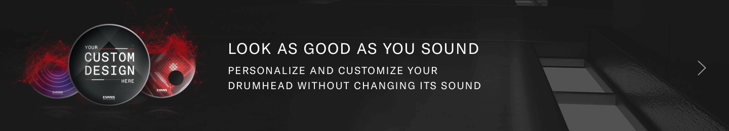 Look as good as you sound. Customize your drumhead without changing its sound