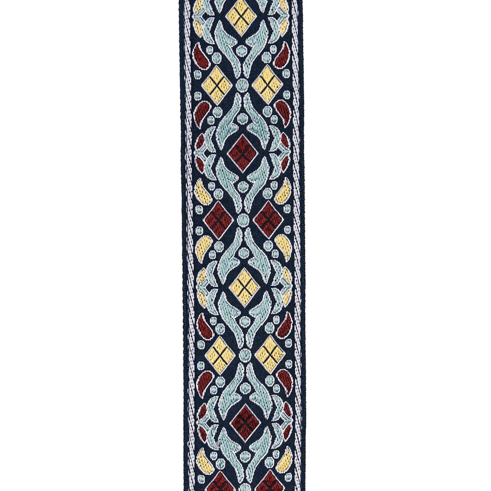 D'Addario Eco Jacquard Woven Guitar Strap, Navy