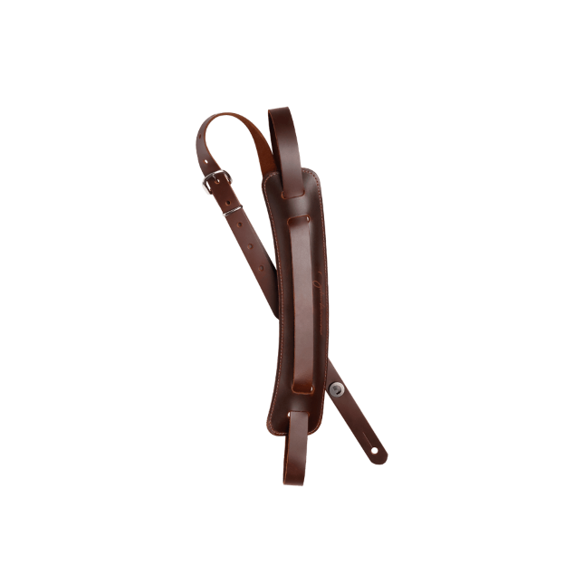D&#39;Addario John Lennon Signature Strap Brown Leather w/Pad
