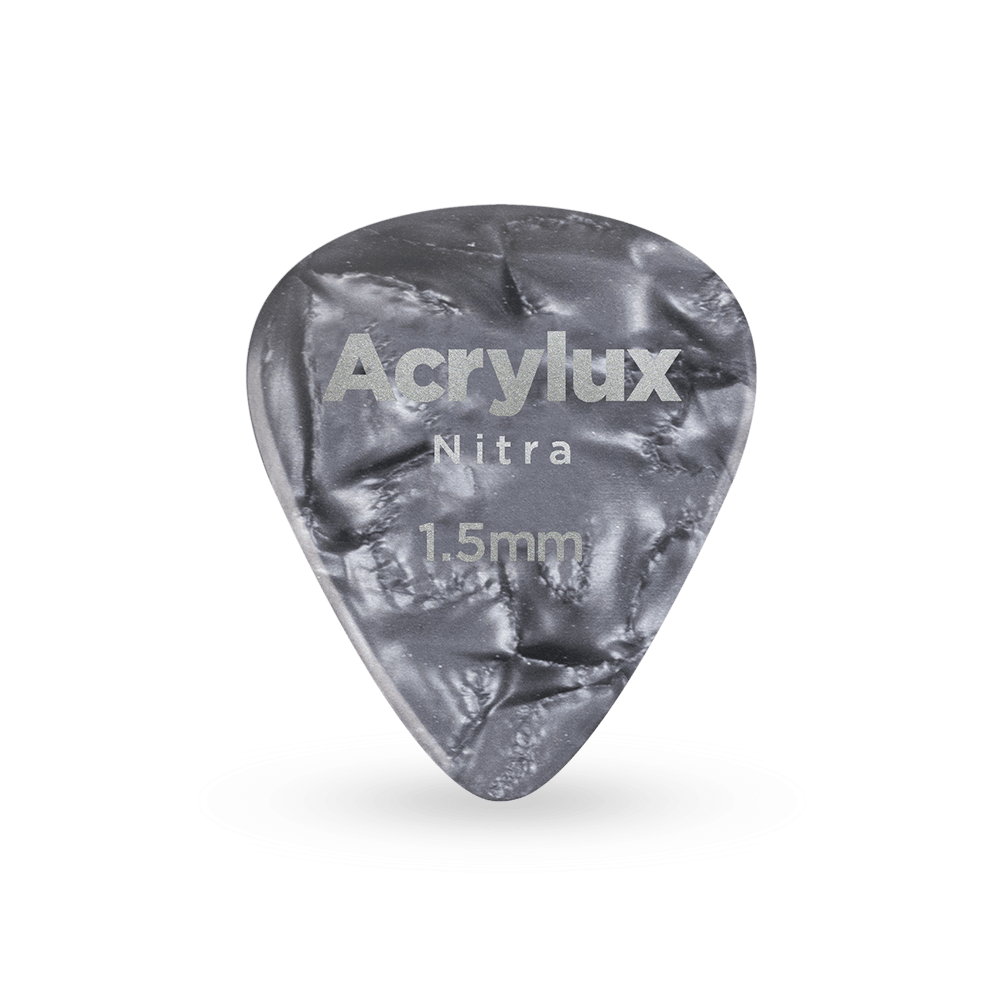 D'Addario Acrylux Nitra Standard Guitar Pick 1.5MM, 3-Pack