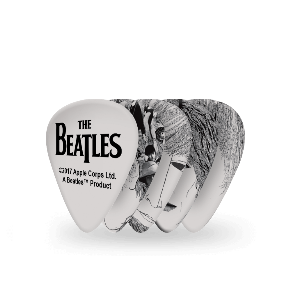 D'Addario Beatles Guitar Picks, Revolver, 10 pack, Thin
