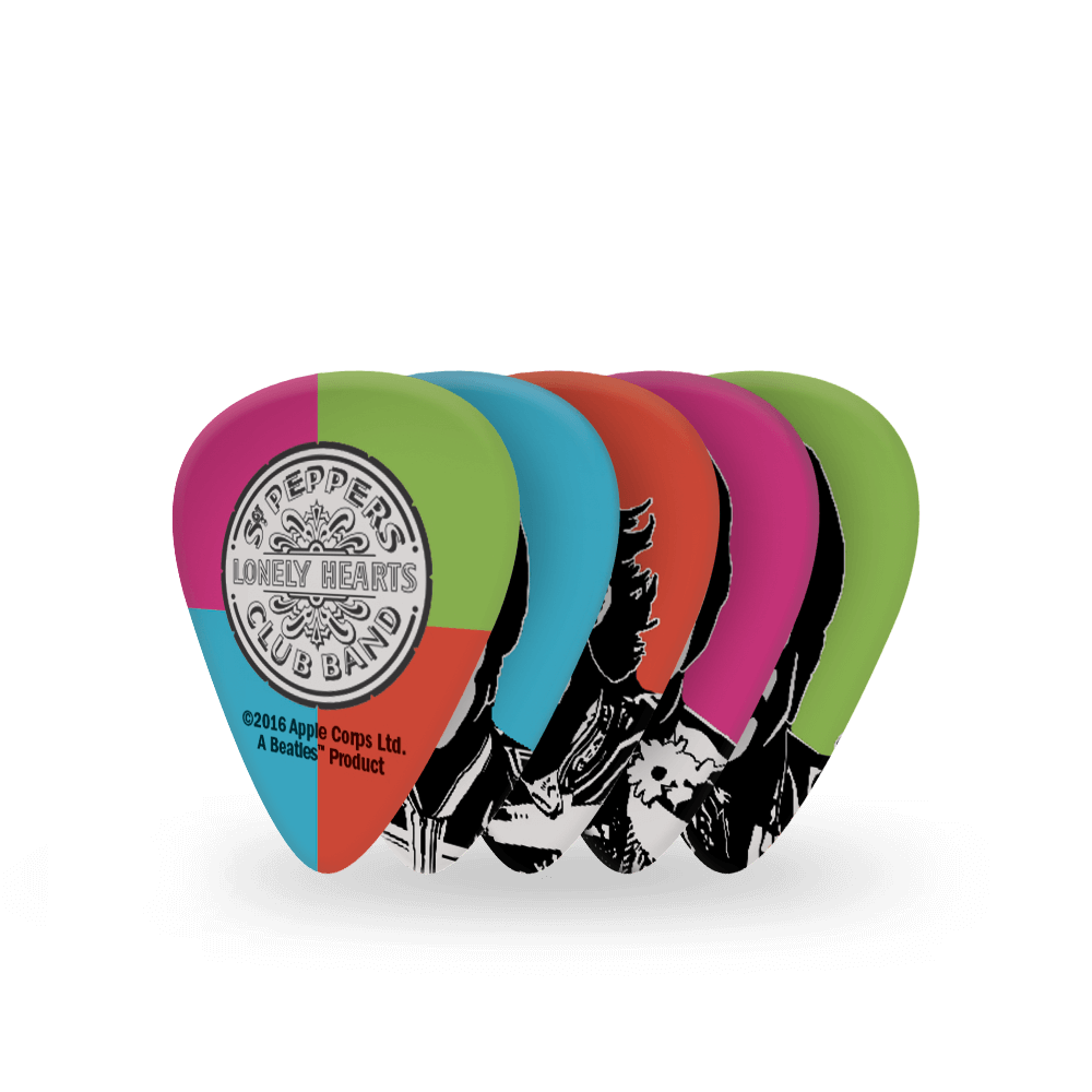 D'Addario Sgt. Pepper's Lonely Hearts Club Band 50th Anniversary Light Gauge Guitar Picks
