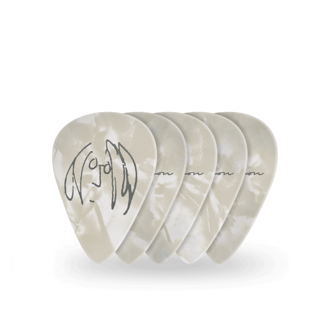 John Lennon Signature Guitar Picks, Medium Gauge (.70mm) 10-Pack
