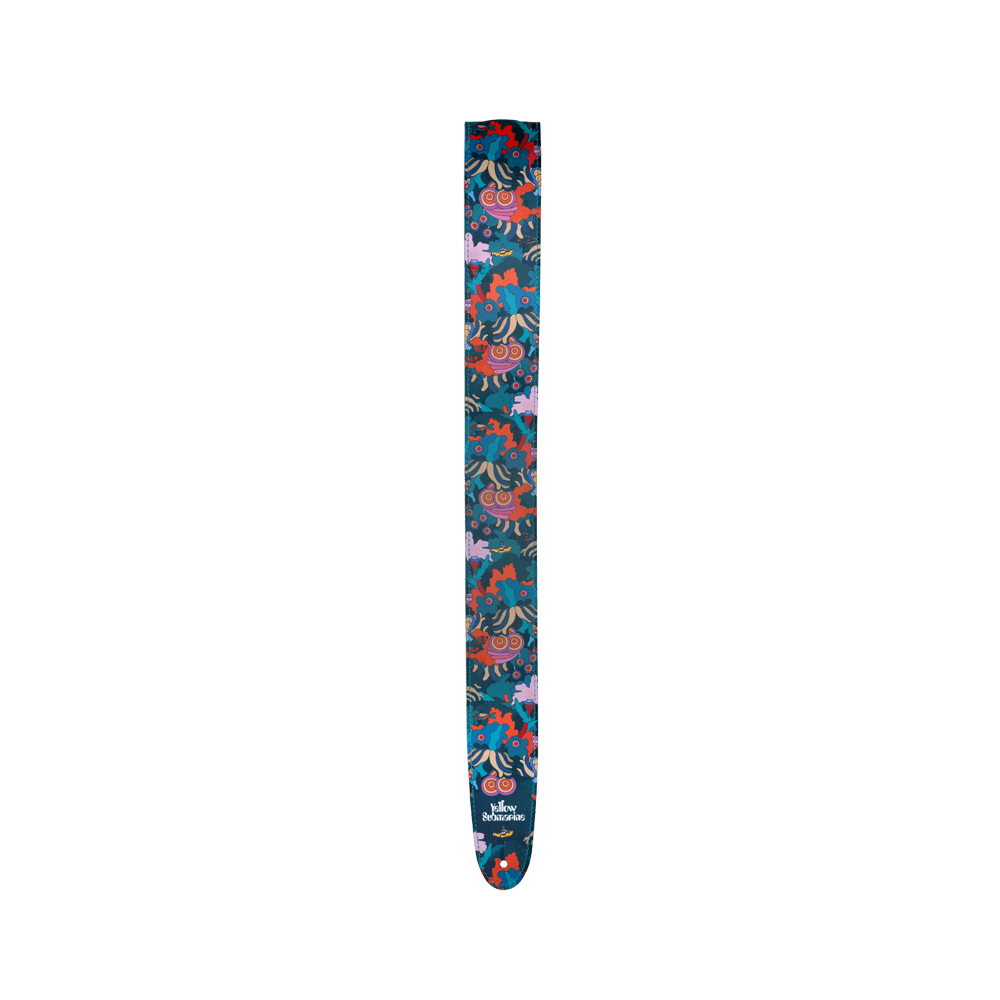 D'Addario Beatles Yellow Submarine 55th Anniversary Vinyl Guitar Strap, Under The Sea