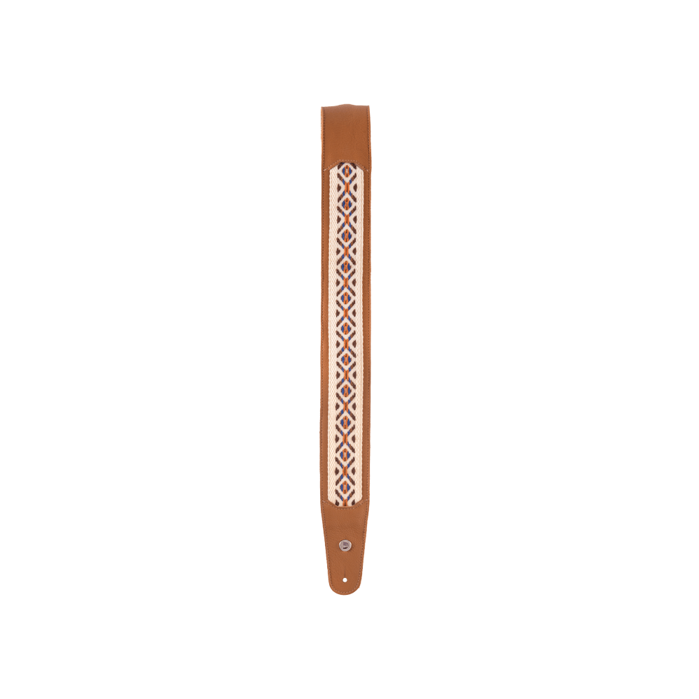 D'Addario Hybrid Leather Guitar Strap, Desert