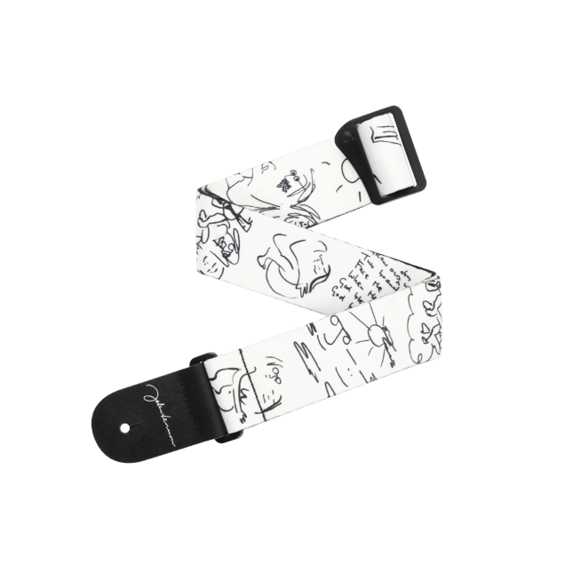 D&#39;Addario John Lennon Art Series Polyester Strap - John &amp; Yoko