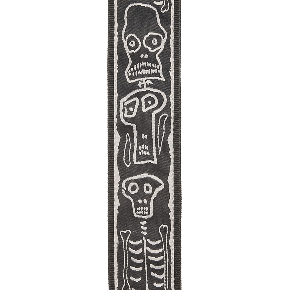 D'Addario Joe Satriani Guitar Strap, Skull n' Bones