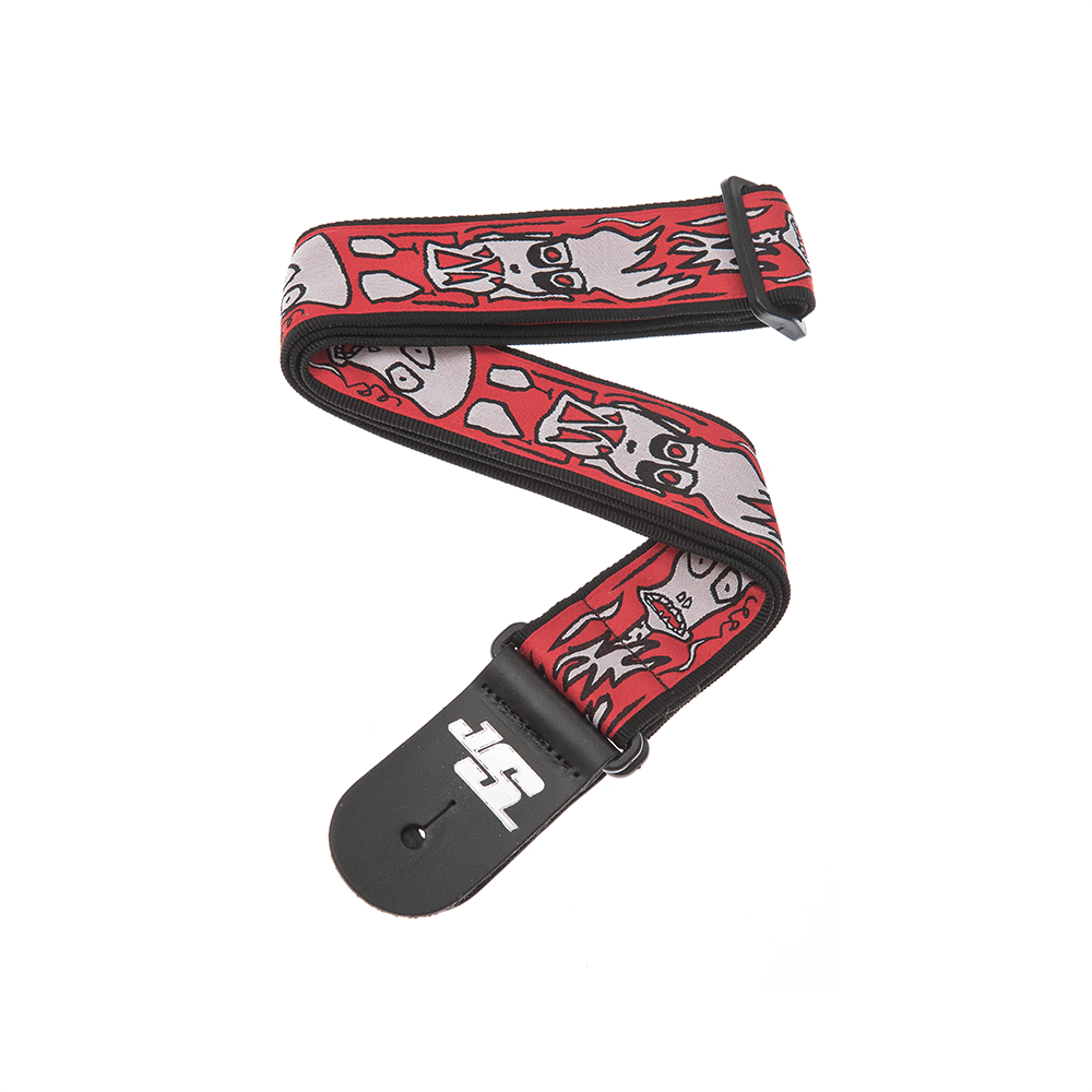 D'Addario Joe Satriani Guitar Strap, Up in Flames