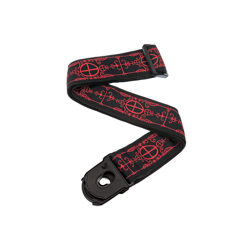 D'Addario Planet Lock Guitar Strap, Voodoo