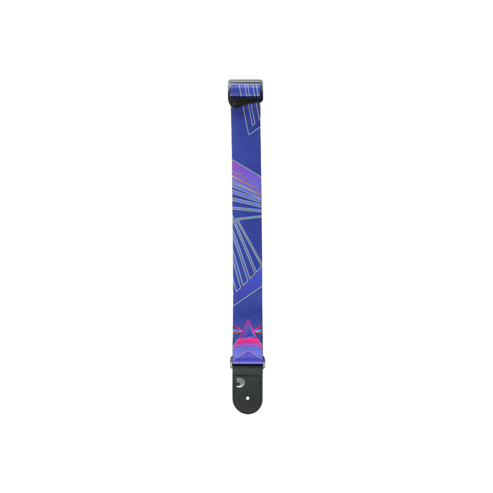 D'Addario Outrun Polyester Guitar Strap, Prism