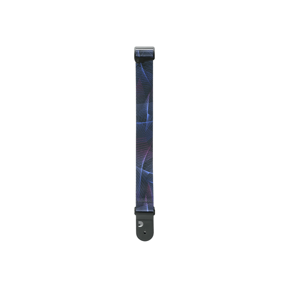 D'Addario Outrun Polyester Guitar Strap, Kaleidoscope