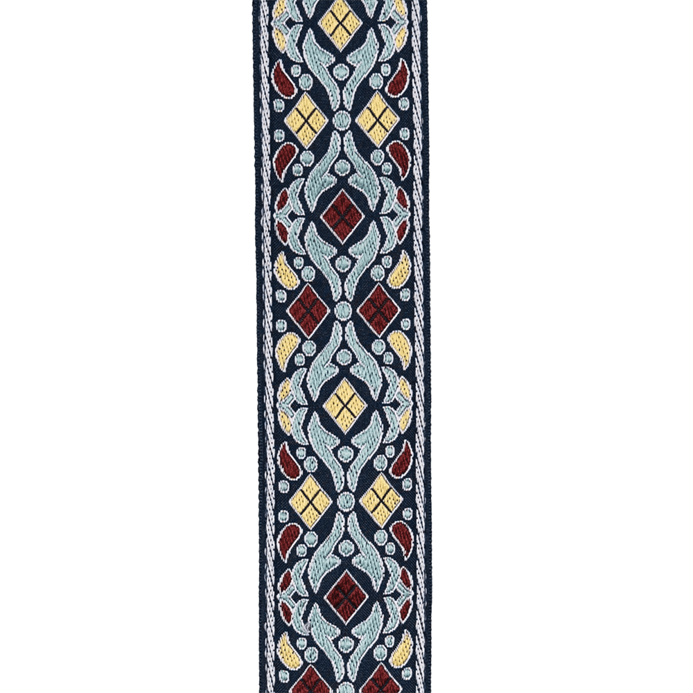 D'Addario Eco Jacquard Woven Guitar Strap, Navy