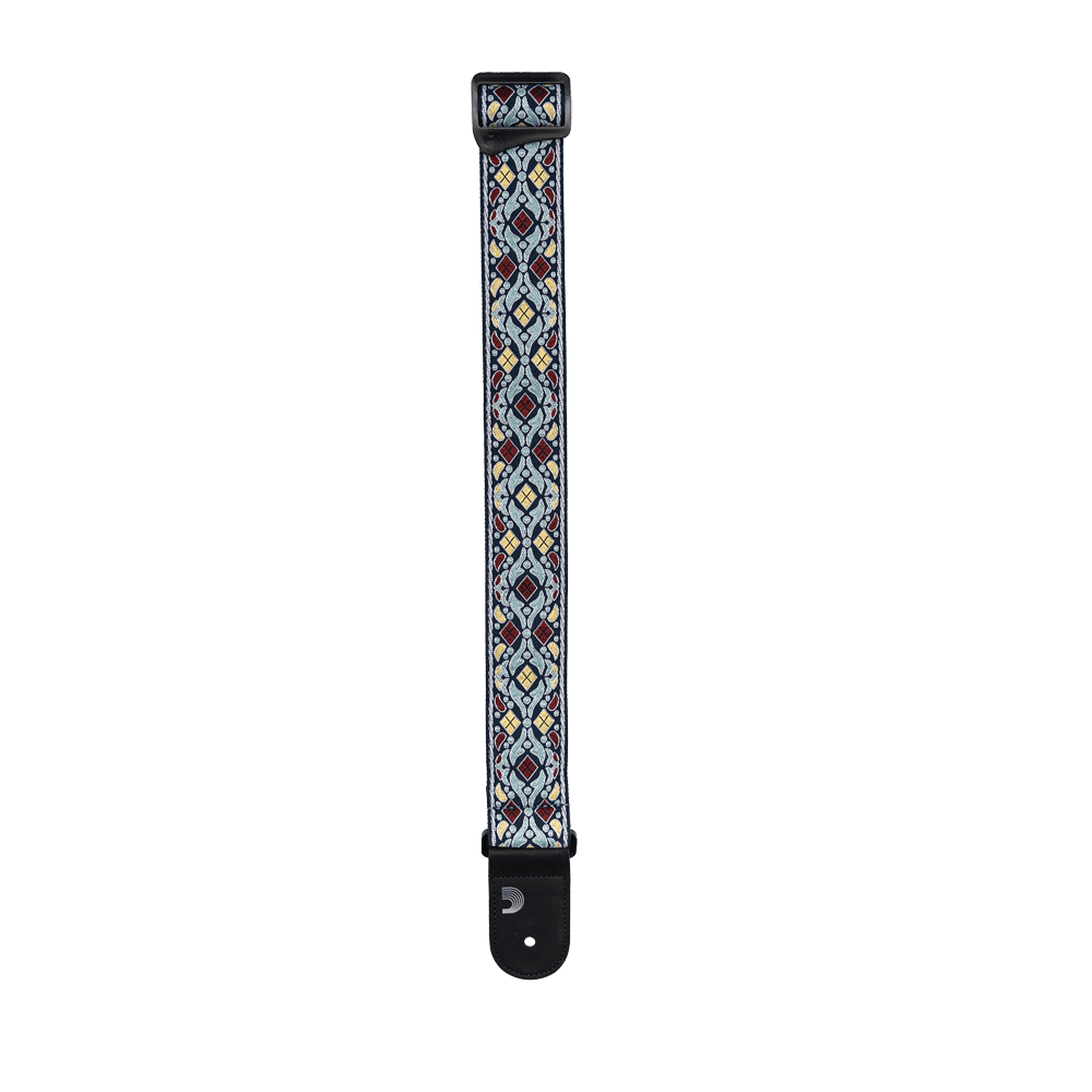 D'Addario Eco Jacquard Woven Guitar Strap, Navy