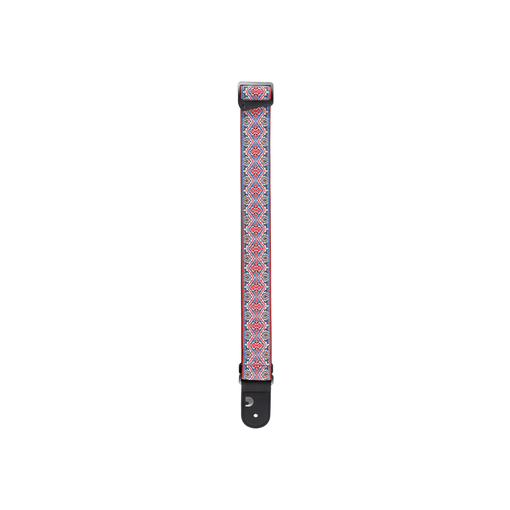Eco Persian Woven Guitar Strap, White