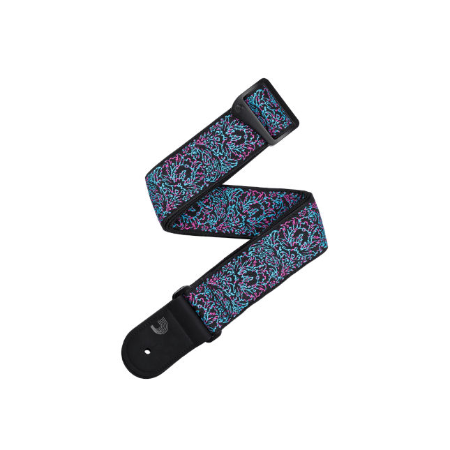 Eco Outrun Woven Guitar Strap, Glitch