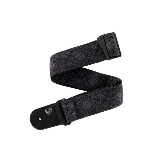 Woven Guitar Strap, Monterey Black