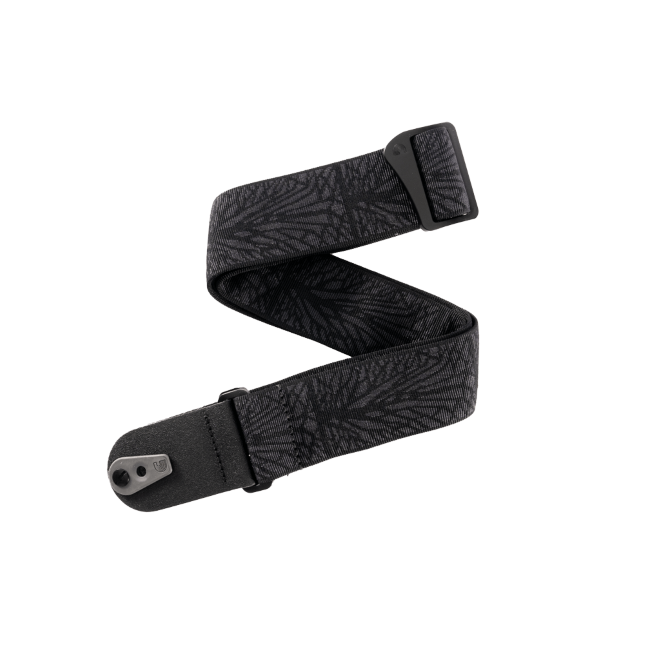 Pad Lock Woven Guitar Strap, Lightning Black