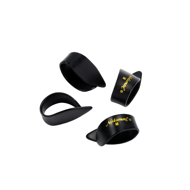 National Thumb Picks, Medium Black Celluloid