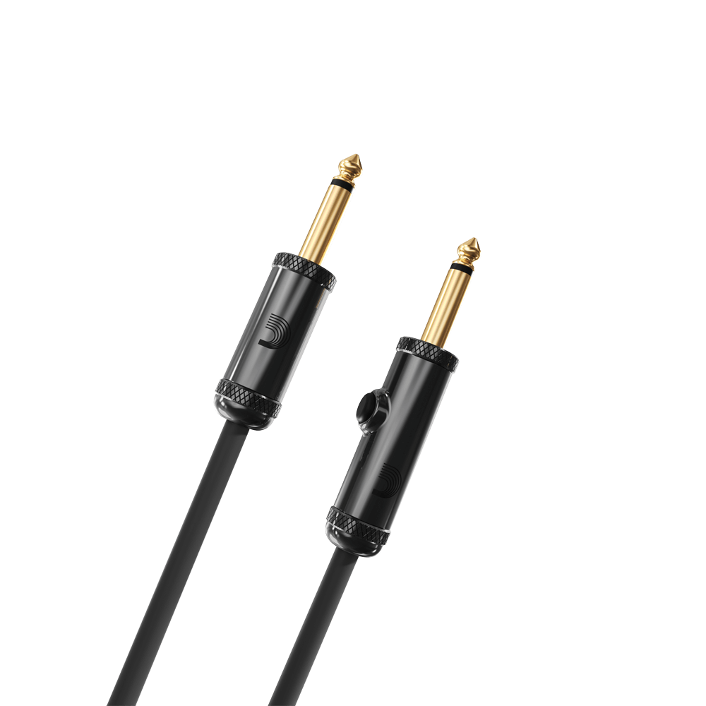 D'Addario Circuit Breaker Momentary Mute Instrument Cable, 10 Feet