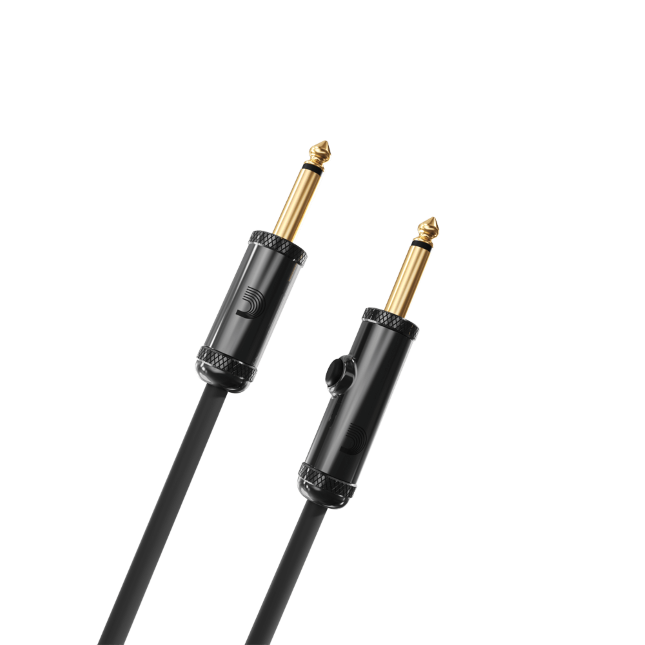 D&#39;Addario Circuit Breaker Momentary Mute Instrument Cable, 10 Feet