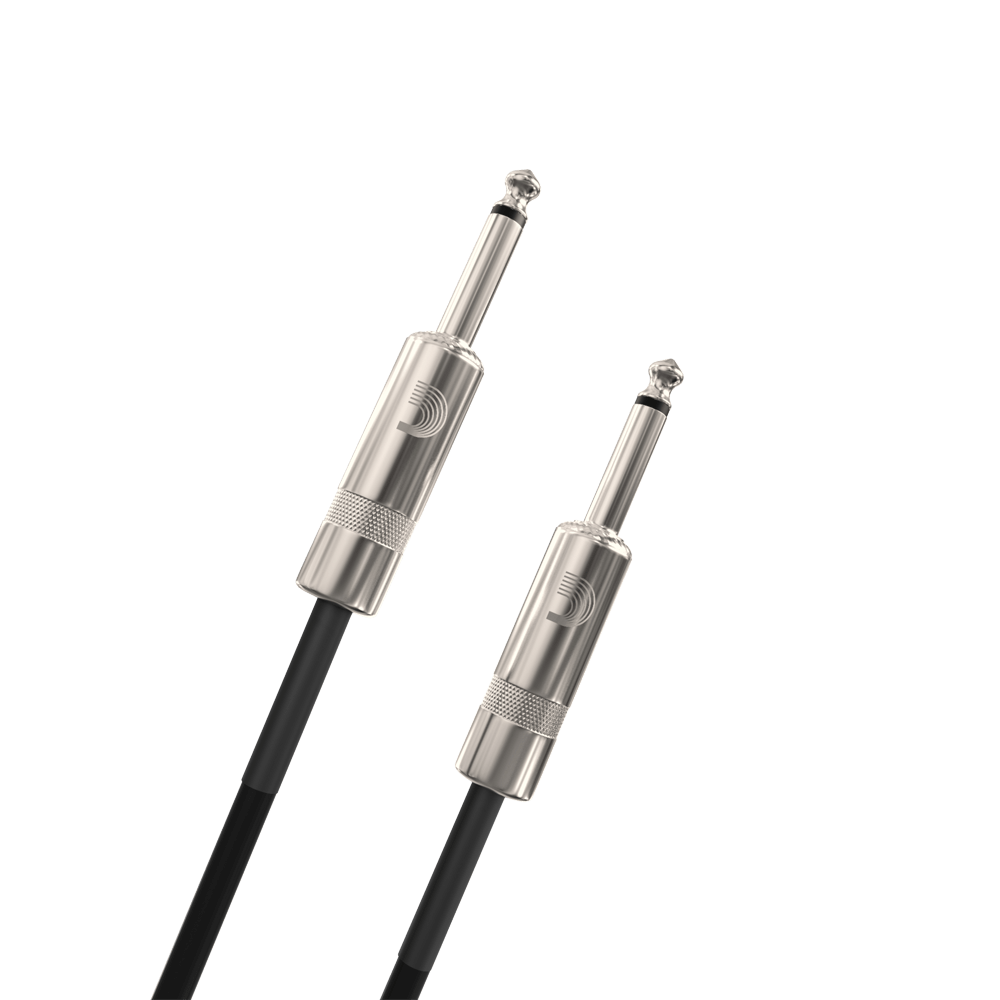 D'Addario Custom Series Coiled Instrument Cable, Black, 30'