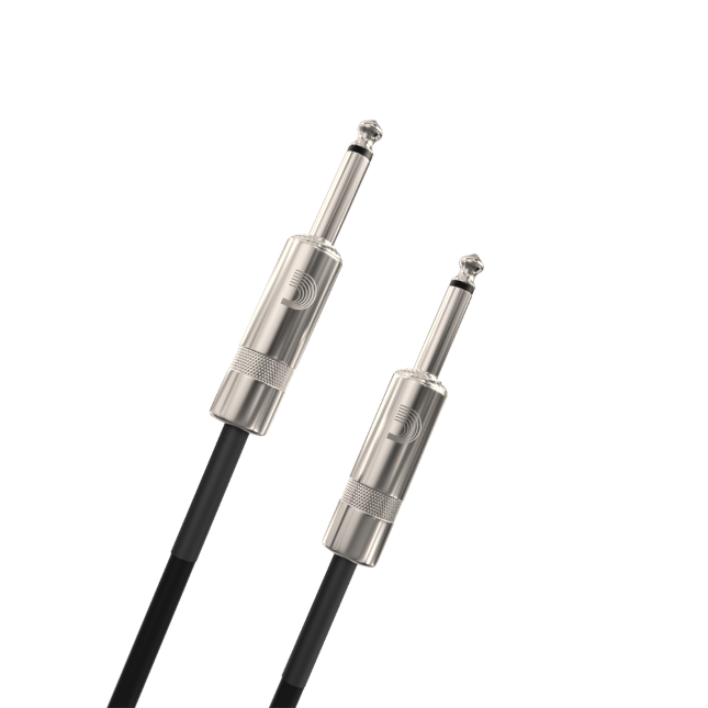 D'Addario Custom Series Coiled Instrument Cable, Black, 30'
