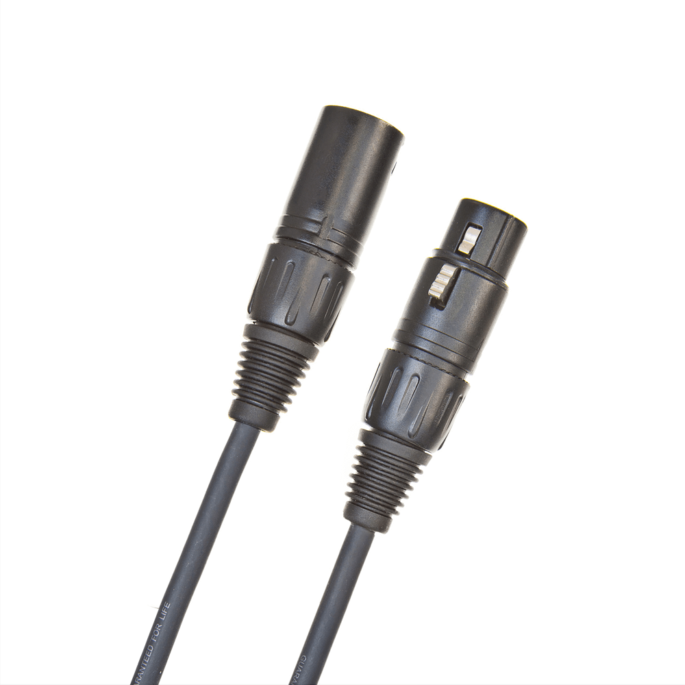 D'Addario Classic Series XLR Microphone/Powered Speaker Cable, XLR to XLR - 10ft.