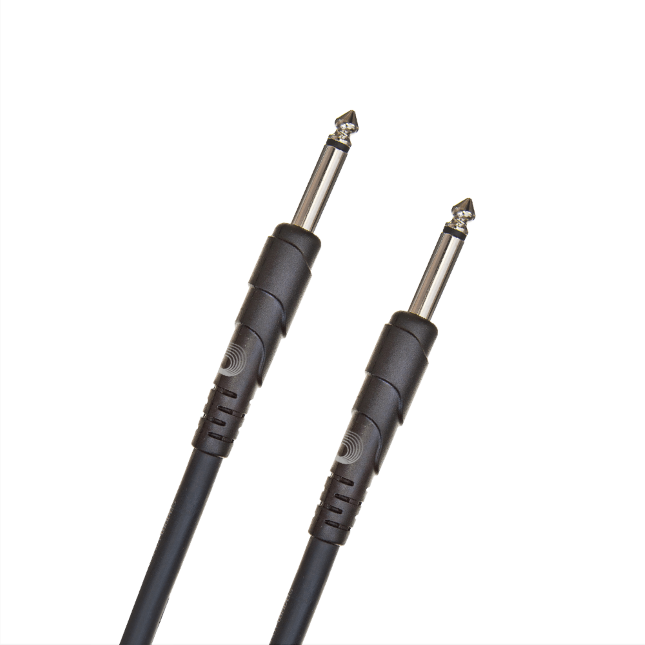 D&#39;Addario Classic Series Speaker Cable, 1/4&quot; to 1/4&quot; - 5ft.