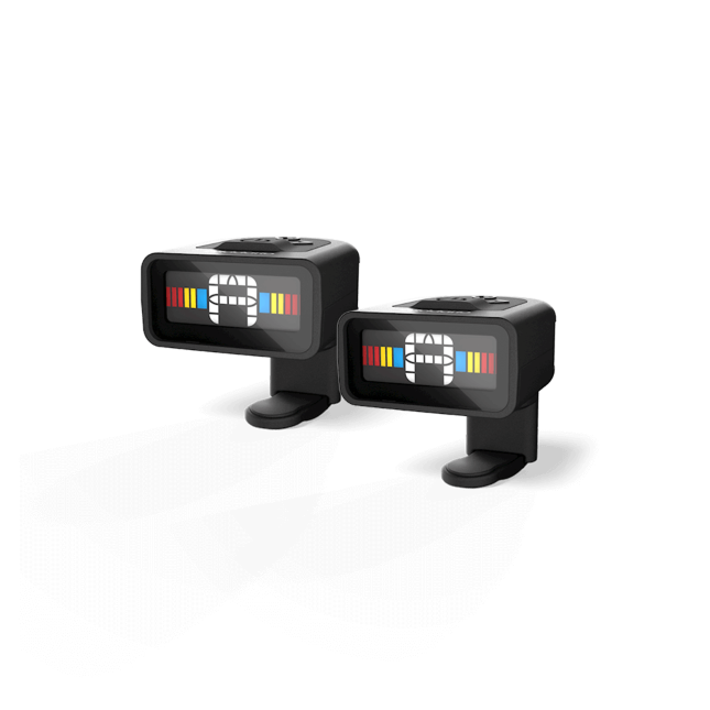 D&#39;Addario PW-CT-12 NS Micro Headstock Tuner Twin Pack