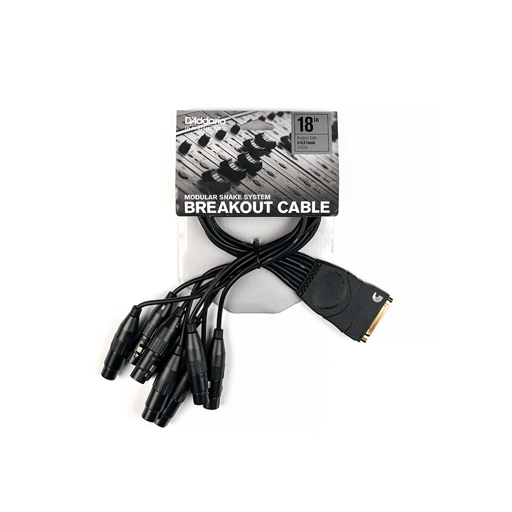 D'Addario Modular Snake XLR Female Breakout