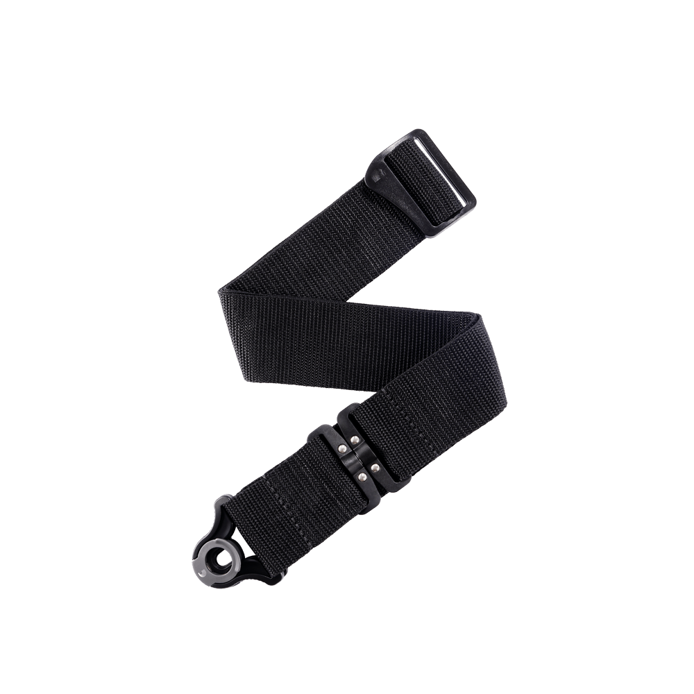 D'Addario Auto Lock Swivel Polypro Guitar Strap, Black