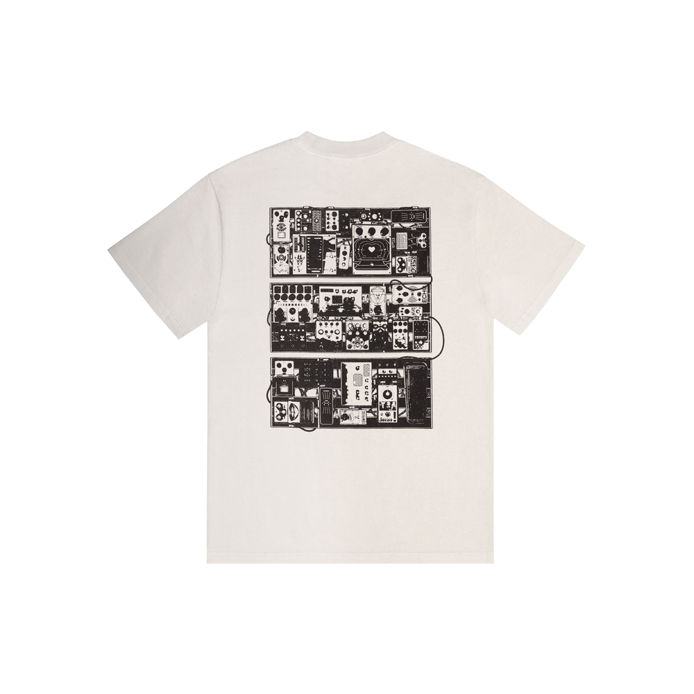 D'Addario XPND Pedalboard T-Shirt, Bone White, L