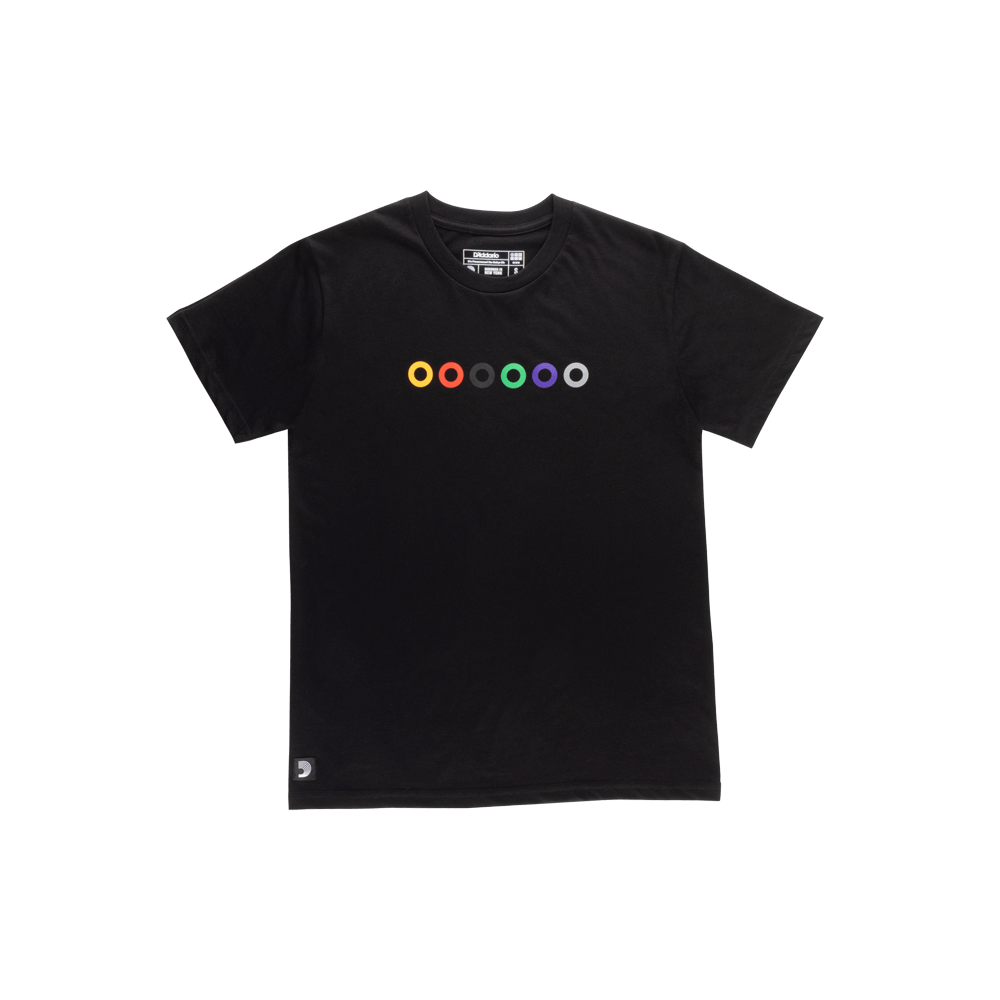 D'Addario Ball End T-Shirt, Black, S