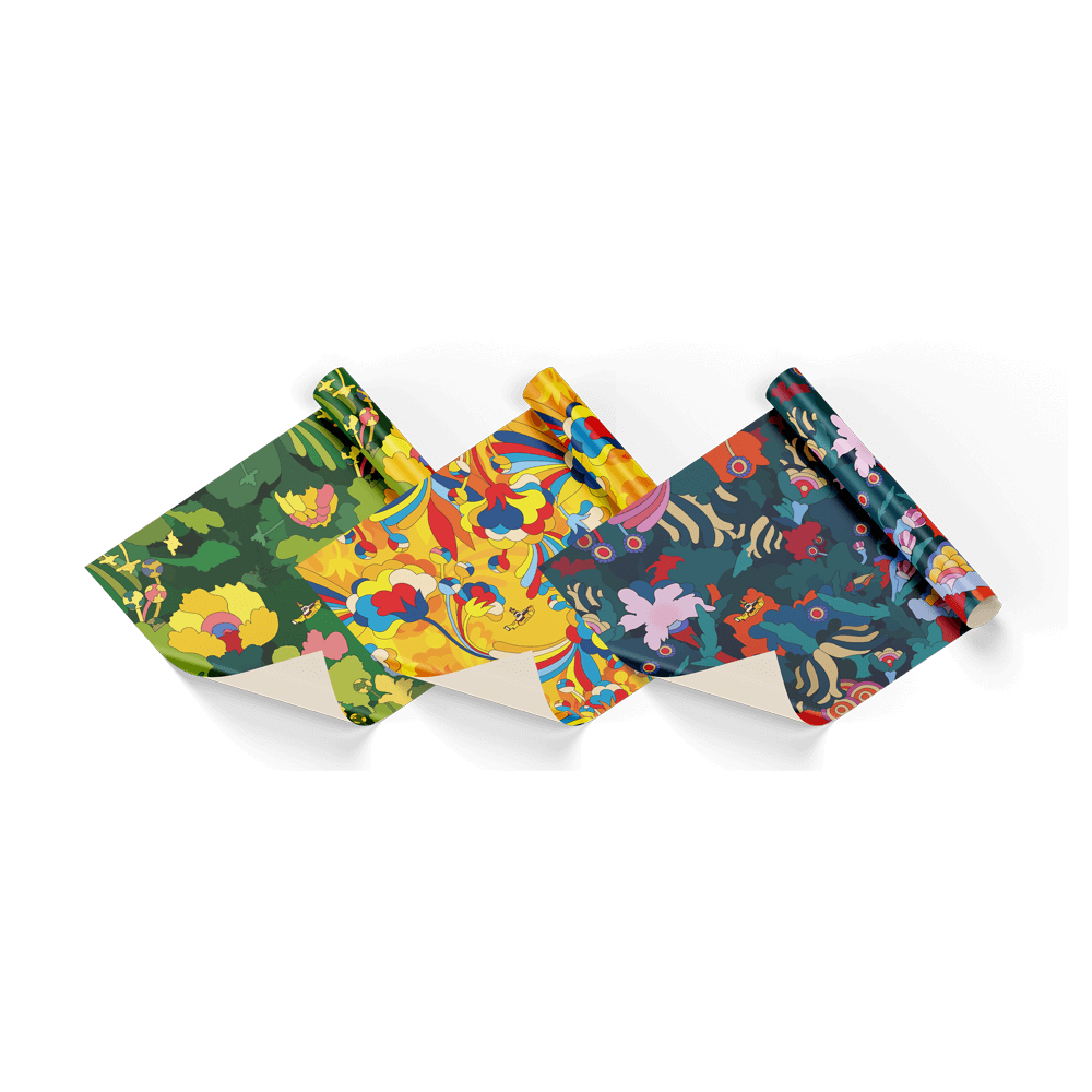 The Beatles Yellow Submarine 3-Pack Wrapping Paper Bundle