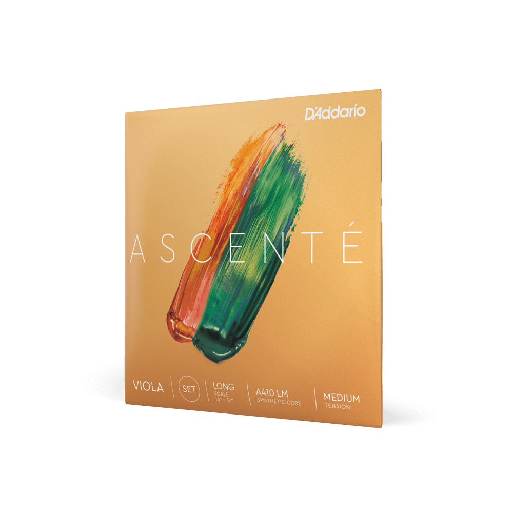 D'Addario Ascenté Viola String Set, Long Scale, Medium Tension