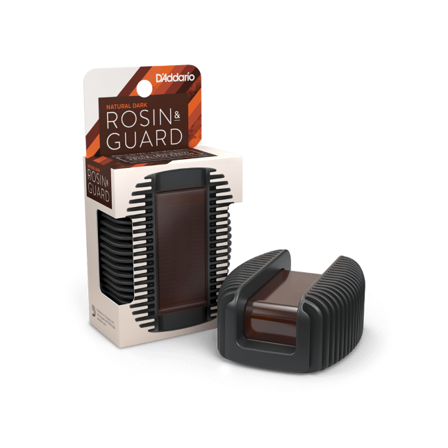 Rosin Guard with Natural Dark Bow Rosin